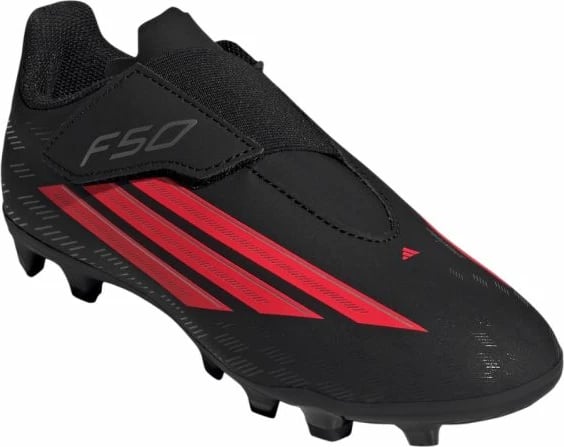 Atlete futbolli për fëmijë adidas F50 Club Vel FG/MG, të zeza