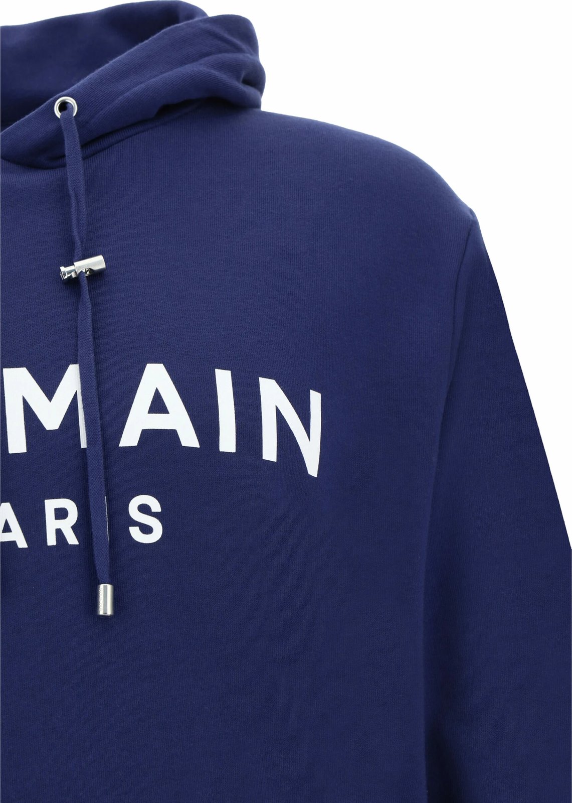 Duks me kapuç Balmain për meshkuj, blu marin
