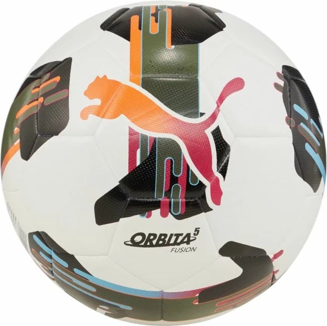Top futbolli Puma, bardhë-portokalli-zi