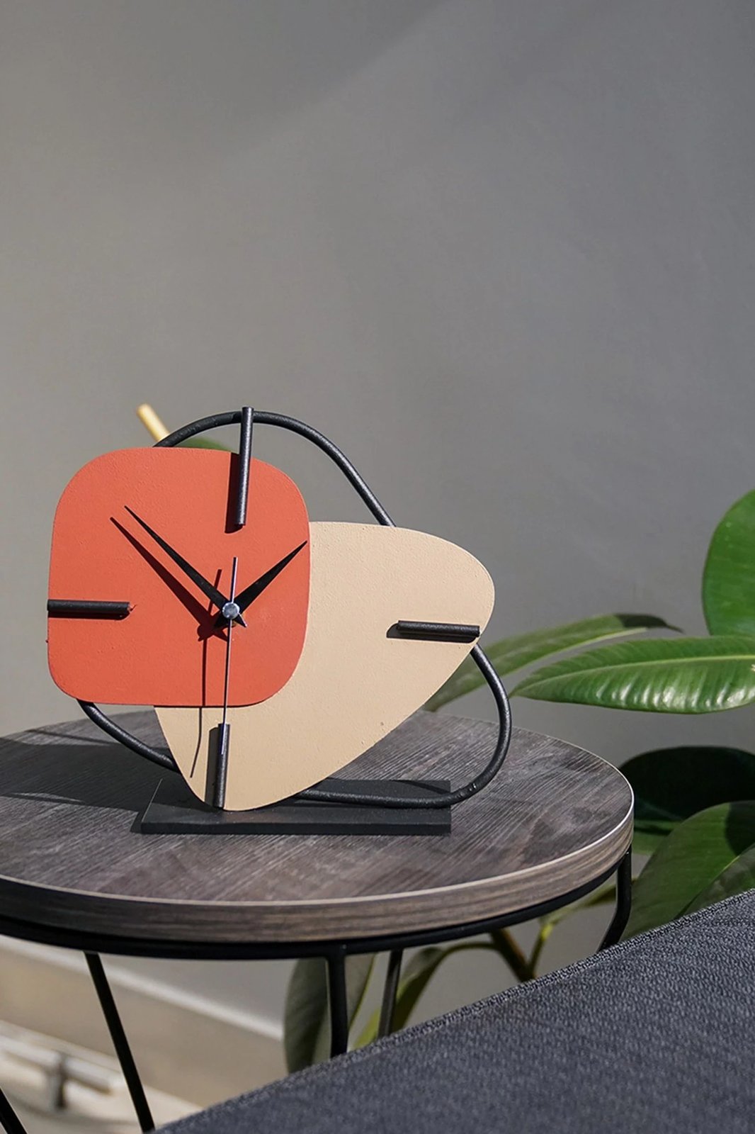 Orë dekorative Aberto Design, MYK2116-3, ngjyrë e kuqe tjegulle dhe kafe