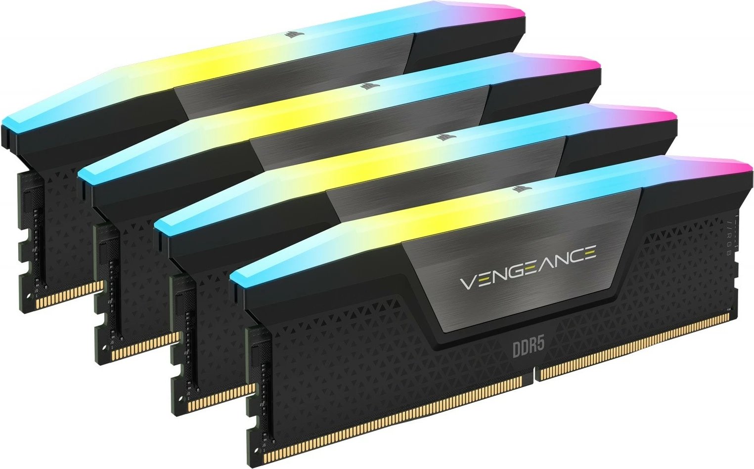 RAM Memorje Corsair Vengeance RGB DDR5, 32GB (2x16GB), 6000MHz, CL36, Set