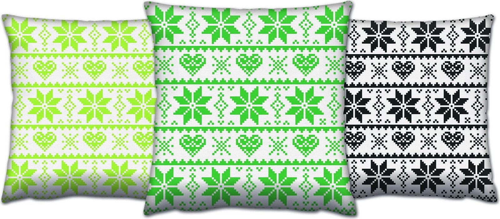 Set jastëkësh (3 copë), shumëngjyrësh, Evila Originals, AC-4406-4405-4407