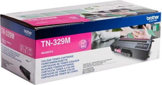 Toner Brother TN-329M rendiment 5.500–8.800 faqe, magenta