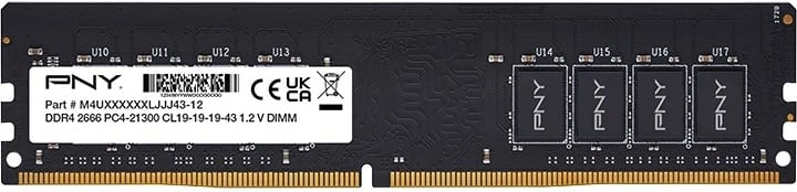 RAM Memorje PNY MD8GSD42666-SI, 8GB DDR4, 2666MHz, Bulk