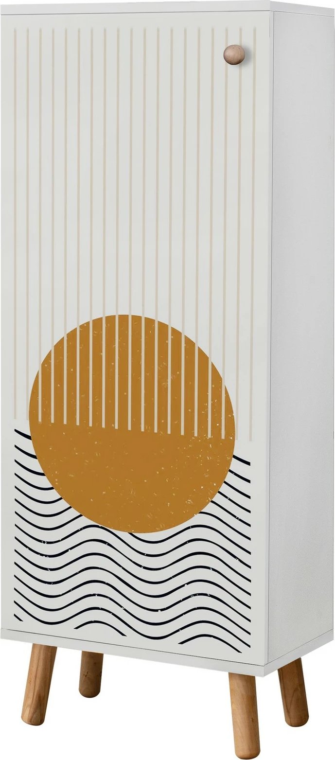 Dollap për këpuca Hanah Home, Vegas - B 949, ngjyrë e bardhë, 50x135x38 cm