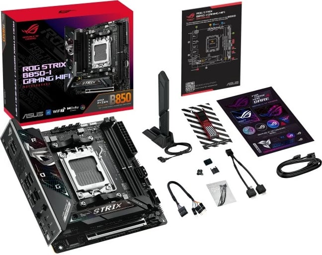 Pllakë amë Asus ROG STRIX B850-I GAMING WIFI, Socket AM5, mini-ITX