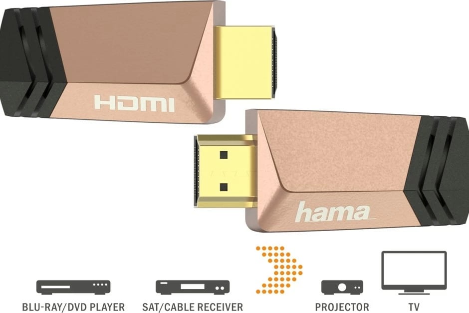 Kabllo HDMI Hama 205026, 3m, 4K, e zezë