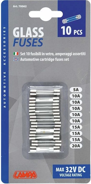 Siguresa Xhami 1x5a - 5x10a - 3x15a - 1x20a Siguresa Xhami 1x5a - 5x10a - 3x15a - 1x20a