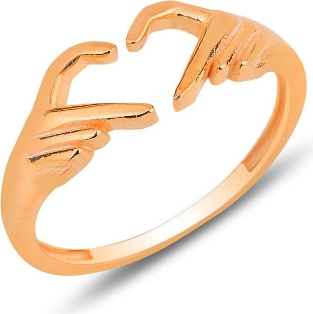 Unazë argjendi Jumeon, ngjyrë ari rozë, SGTL12160