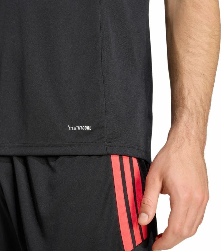 Fanellë futbolli adidas për meshkuj, e zezë e bardhë e kuqe