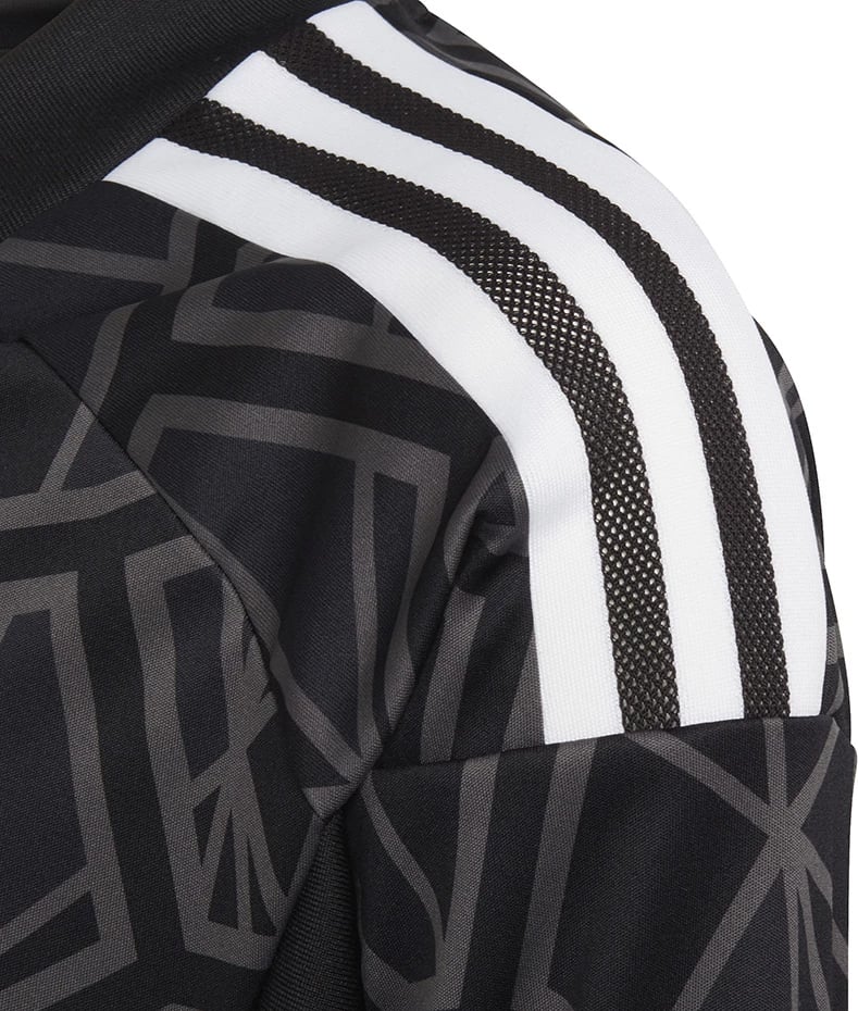 Fanellë portieri për fëmijë adidas, e zezë