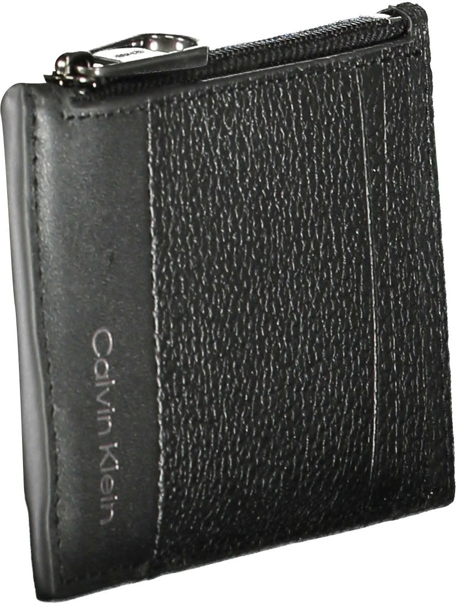 Portofol për meshkuj Calvin Klein, i zi