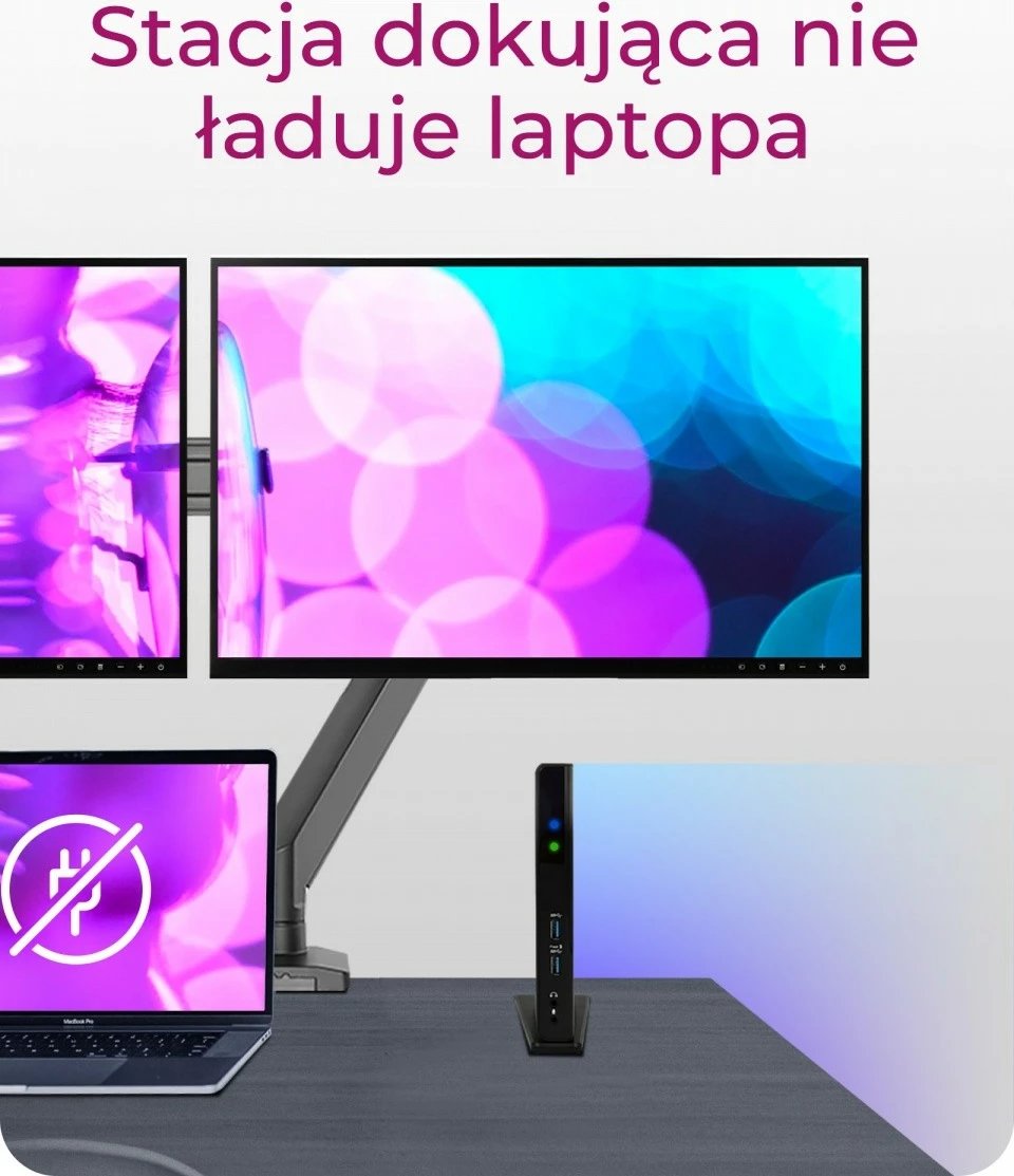 Stacion dokimi IcyBox IB-DK2251AC, 2x HDMI, 6x USB, LAN, i zi