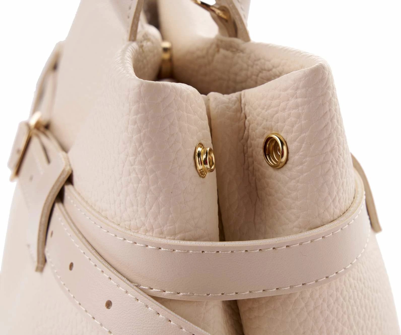 Torbë tote Vince Camuto, Vittoria Mini, krem