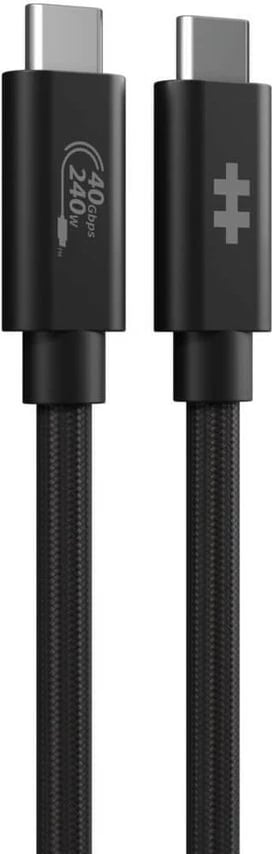 Kabllo USB-C Targus HyperDrive USB4 Performance 1.2m, 240W, 40Gbps, e zezë