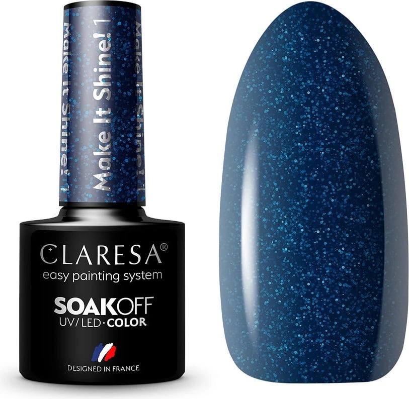 Llak për thonj Claresa Make It Shine! Hybrid për femra 5g