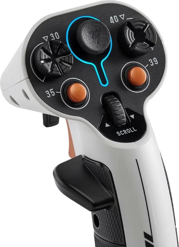 Joystick Thrustmaster SoL-R 2 FlightStick Space Duo për PC, bardhë/zezë