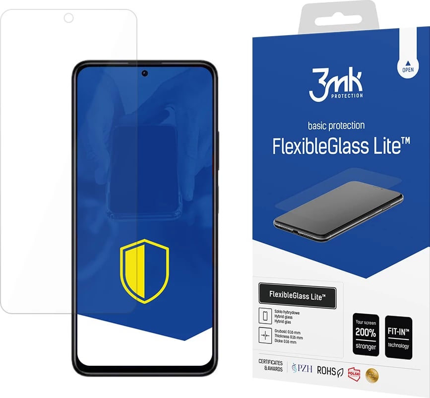 Mbështjellës xhami hibrid 3mk FlexibleGlass Lite për Xiaomi Redmi Note 11, Transparent