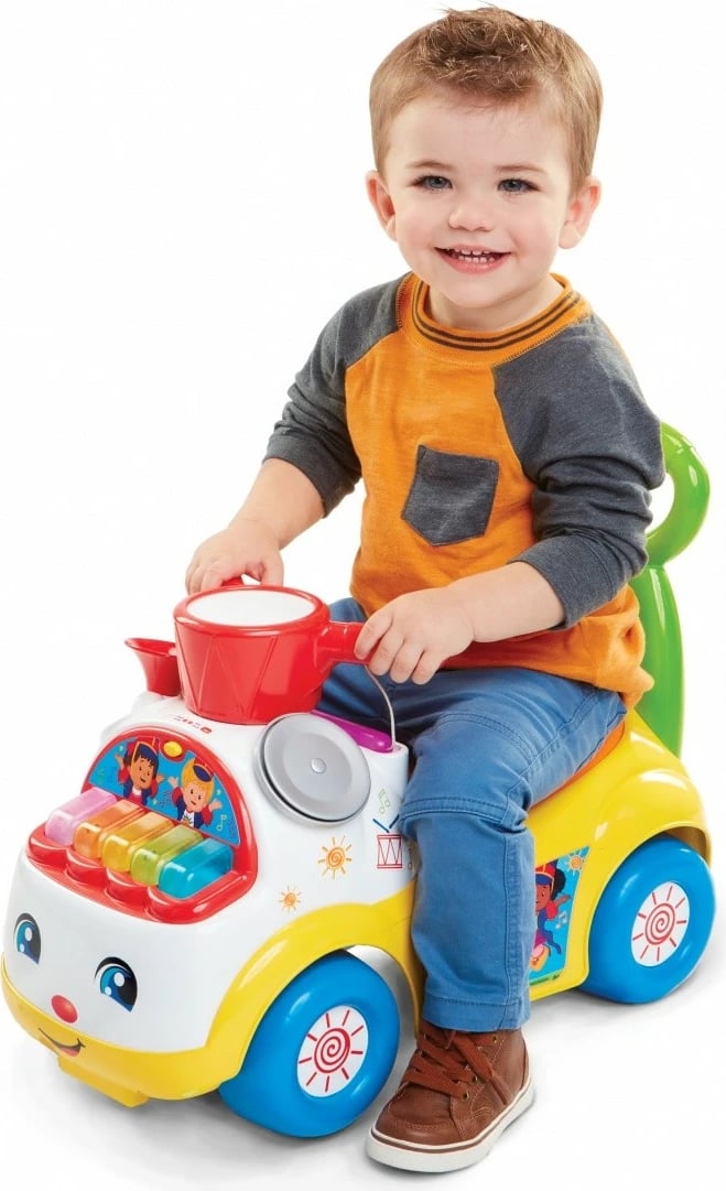Ride-on Pulio Fisher Price Musical Parade, për fëmijë 12-36 muaj, shumëngjyrësh