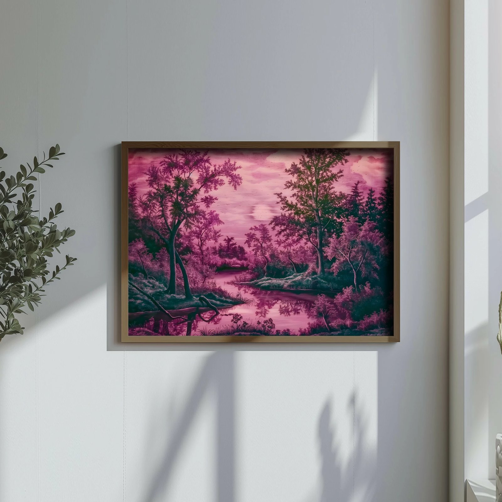 Pikturë dekorative me kornizë, MDF, Wallity, GE189-L