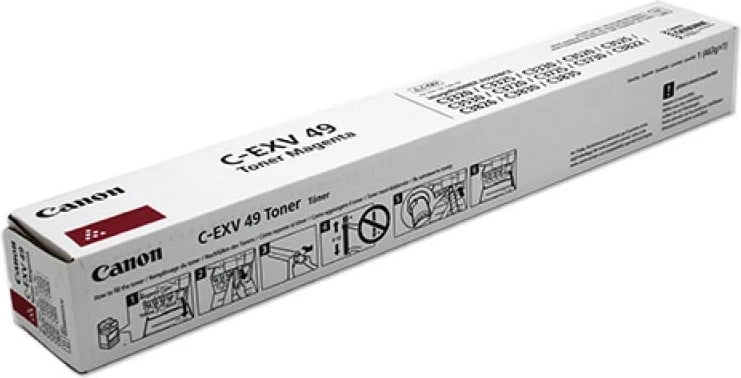Toner, Canon, C-EXV 49 8526B002AA, rendiment 9,750–23,700 faqe, magenta