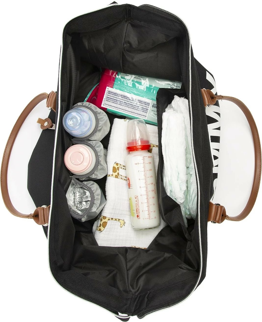 Çantë për pelena Zoozie Bags, 2169 - 32312, e zezë