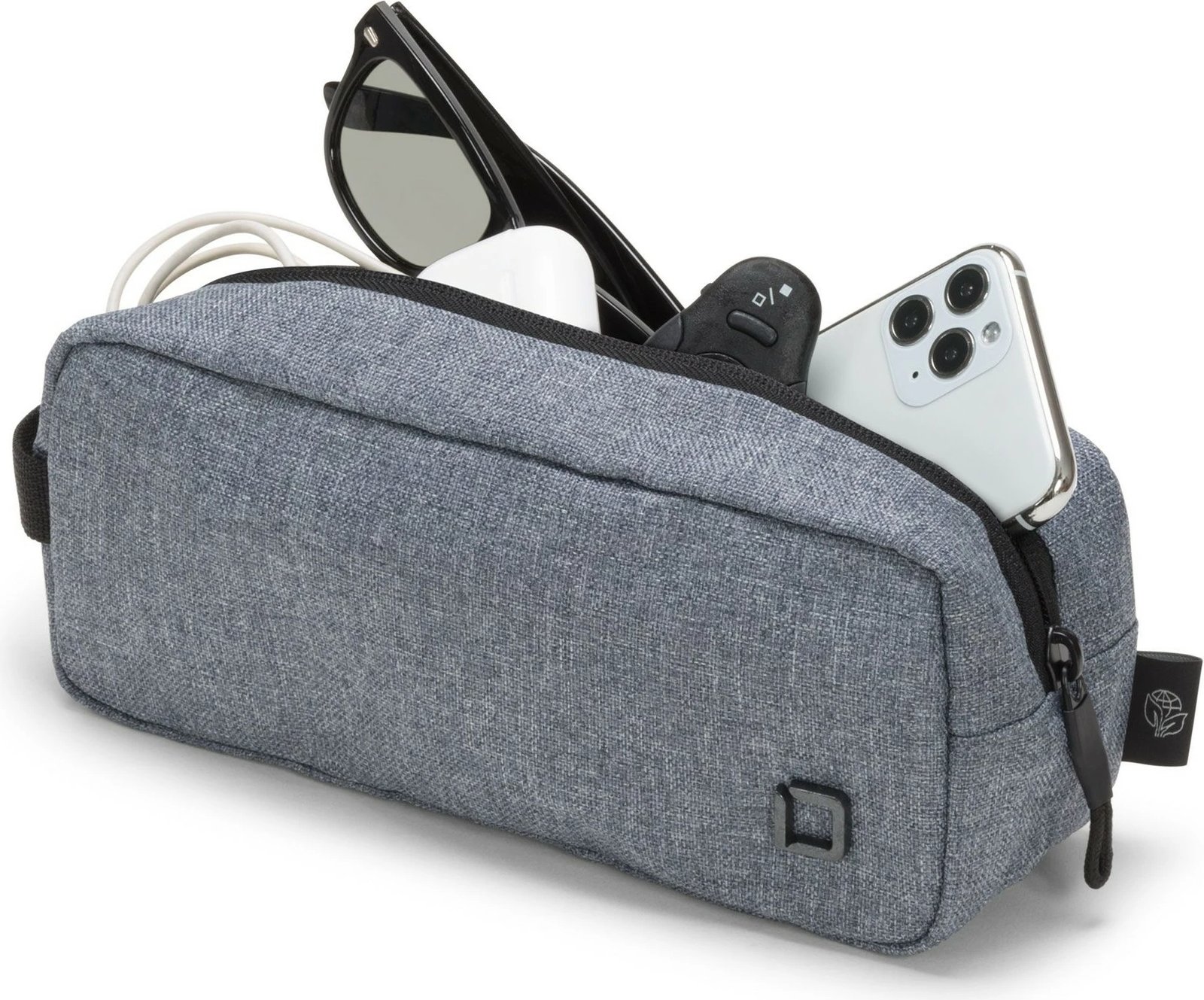 Mbështjellës DICOTA Eco MOTION, Unisex, Zipper, 230 mm, Blu