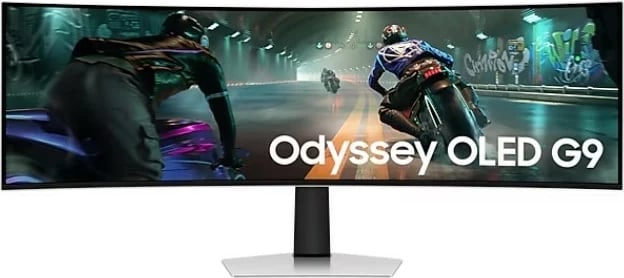 Monitor Samsung Odyssey OLED G9 LS49DG910SUXEN, 49", OLED, DQHD, 0.03ms, 144Hz, HDR, argjendtë
