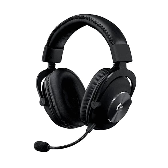 Kufje gaming me mikrofon, Logitech G Pro X 981-000818, e zezë