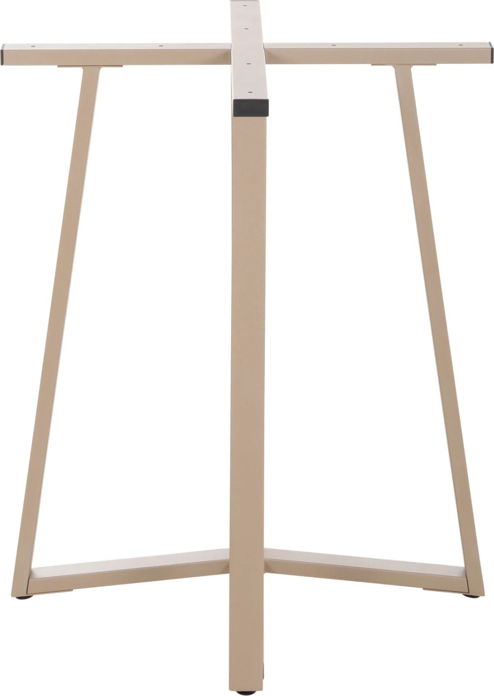 Këmbë tavoline metalike, ngjyrë kapuçino, FH470.25, 60x60x72cm