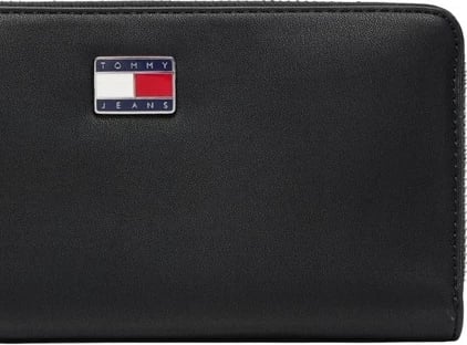 Portofol Tommy Hilfiger Jeans femra, i zi