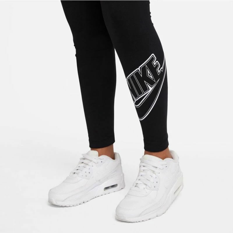 Leggings për vajza Nike Sportswear Essential Jr, të zeza