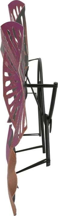 Aksesor dekorativ metalik për mur Wallity, art metalik 2