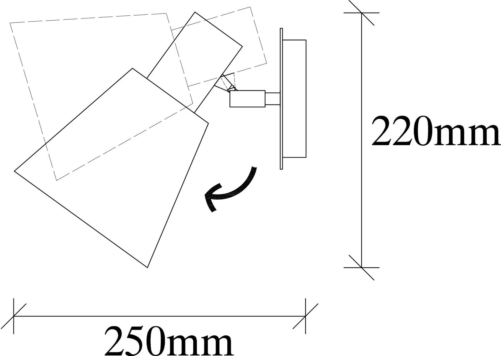 Llambë muri Opviq, Kem - 6346, ngjyrë antike Llambë muri Opviq, Kem - 6346, ngjyrë antike