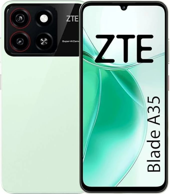 Celular ZTE Blade A35 2GB 64GB 6.75 inç Clover Green