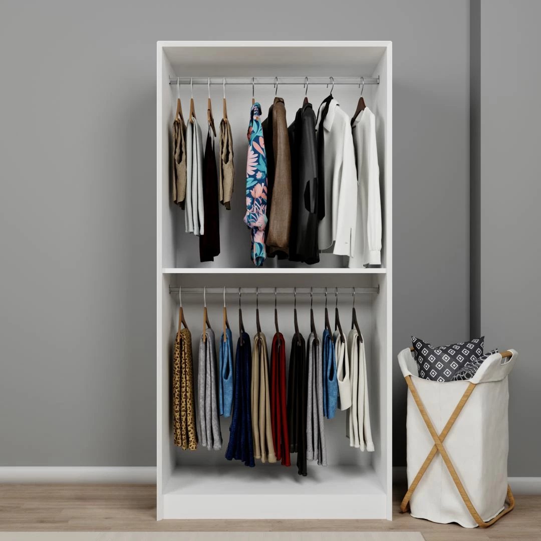 Dollap rrobash Skye Decor, i bardhë, Lucas 1600-85