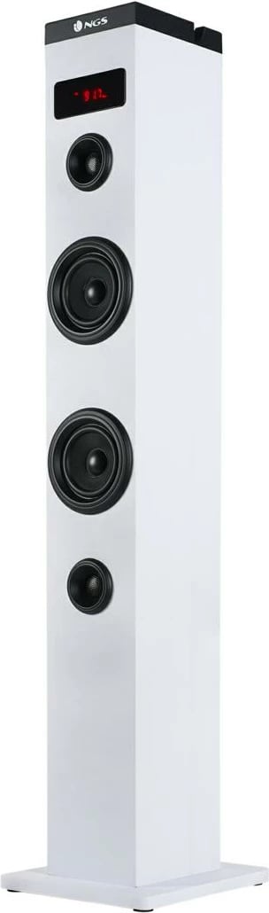 Boks kullë NGS Sky Charm Bluetooth USB RadioFM AUX 50W Bardhë