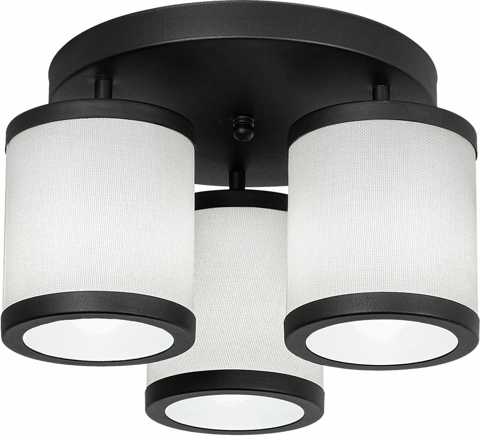 Llambë tavani moderne Opviq, Way - 11626, ngjyrë e zezë dhe e bardhë