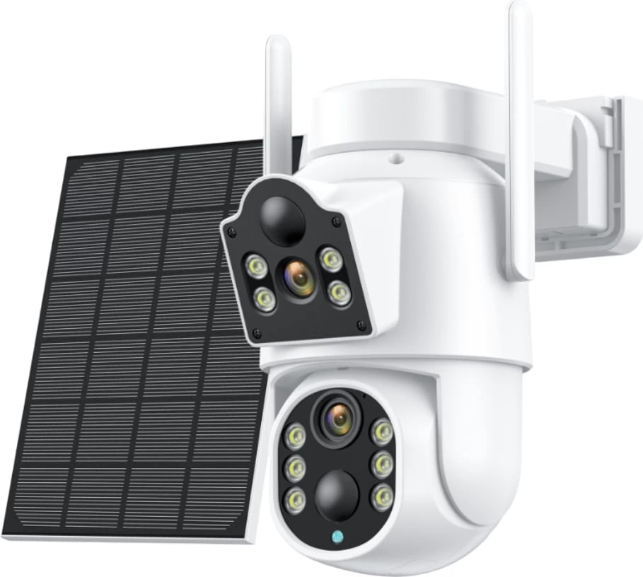 Kamere Solare Wifi Dual Lense ICSEE P45 8.0MP