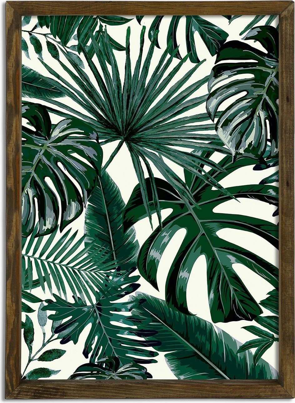 Pikturë dekorative me kornizë, MDF, shumëngjyrëshe, OZM748