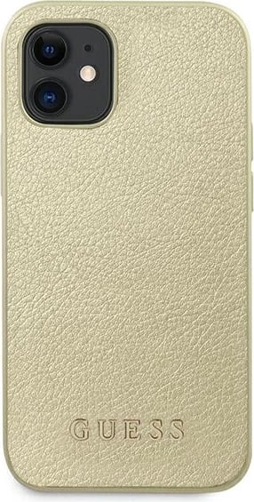 Mbështjellës Guess Iridescent për iPhone 12 mini, Gold
