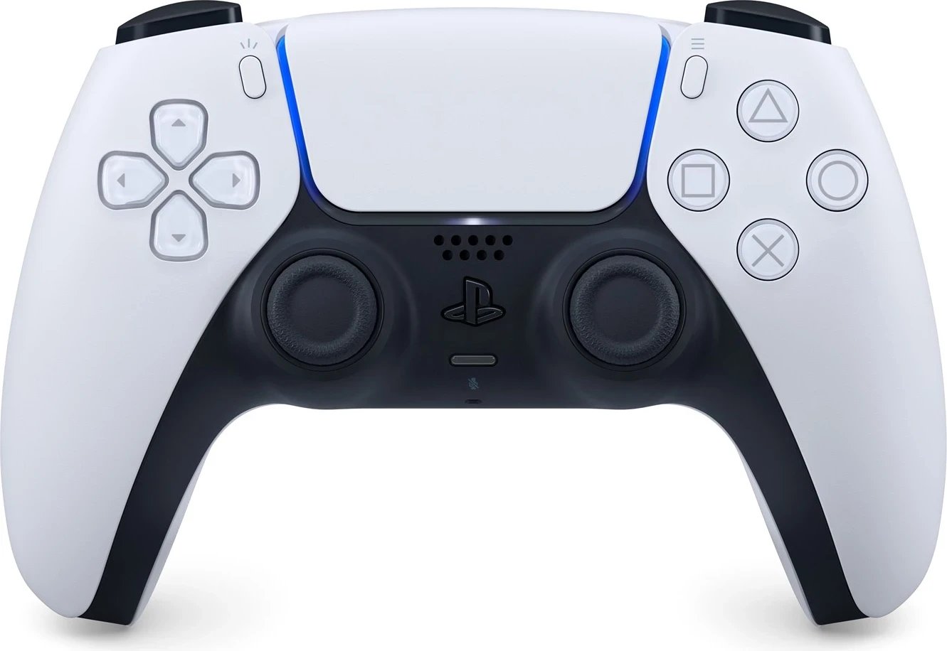 Kontrollues lojërash Sony DualSense për PlayStation 5, Bluetooth/USB, i Zi dhe i Bardhë Kontrollues lojërash Sony DualSense për PlayStation 5, Bluetooth/USB, i Zi dhe i Bardhë