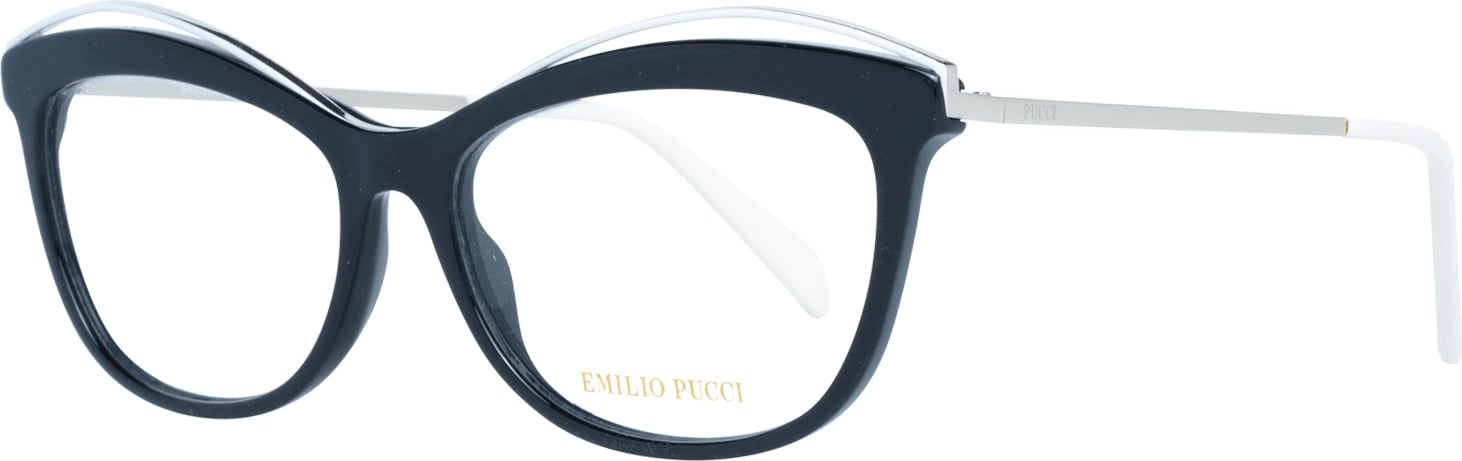 Korniza optike për femra Emilio Pucci, e zezë