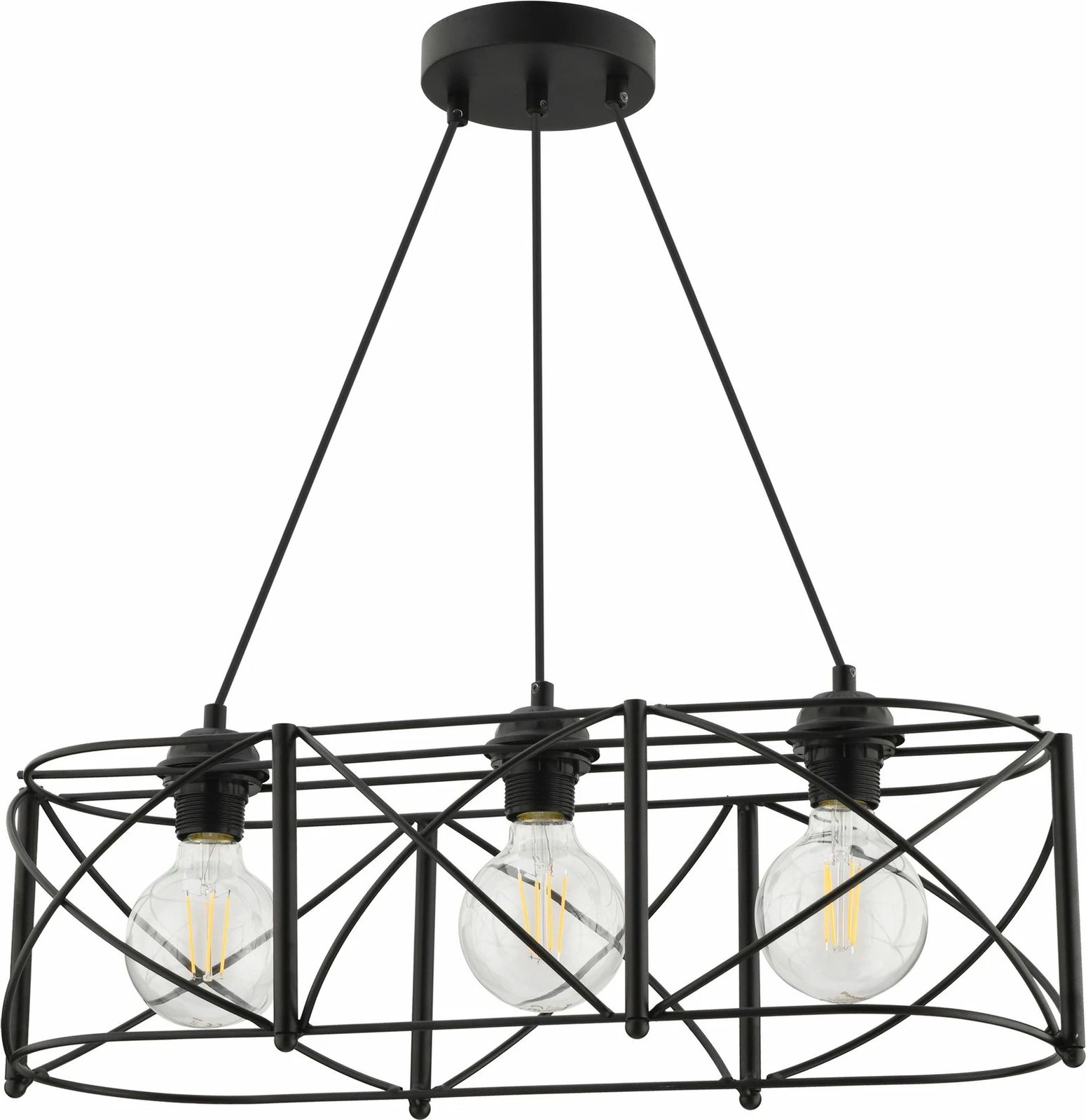 Llambë tavani Opviq Dratrio, e zezë