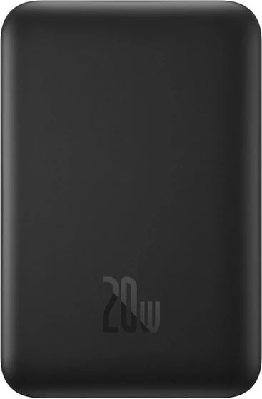 Power bank Baseus Magnetic Mini 10000 mAh, karikim wireless, e zezë