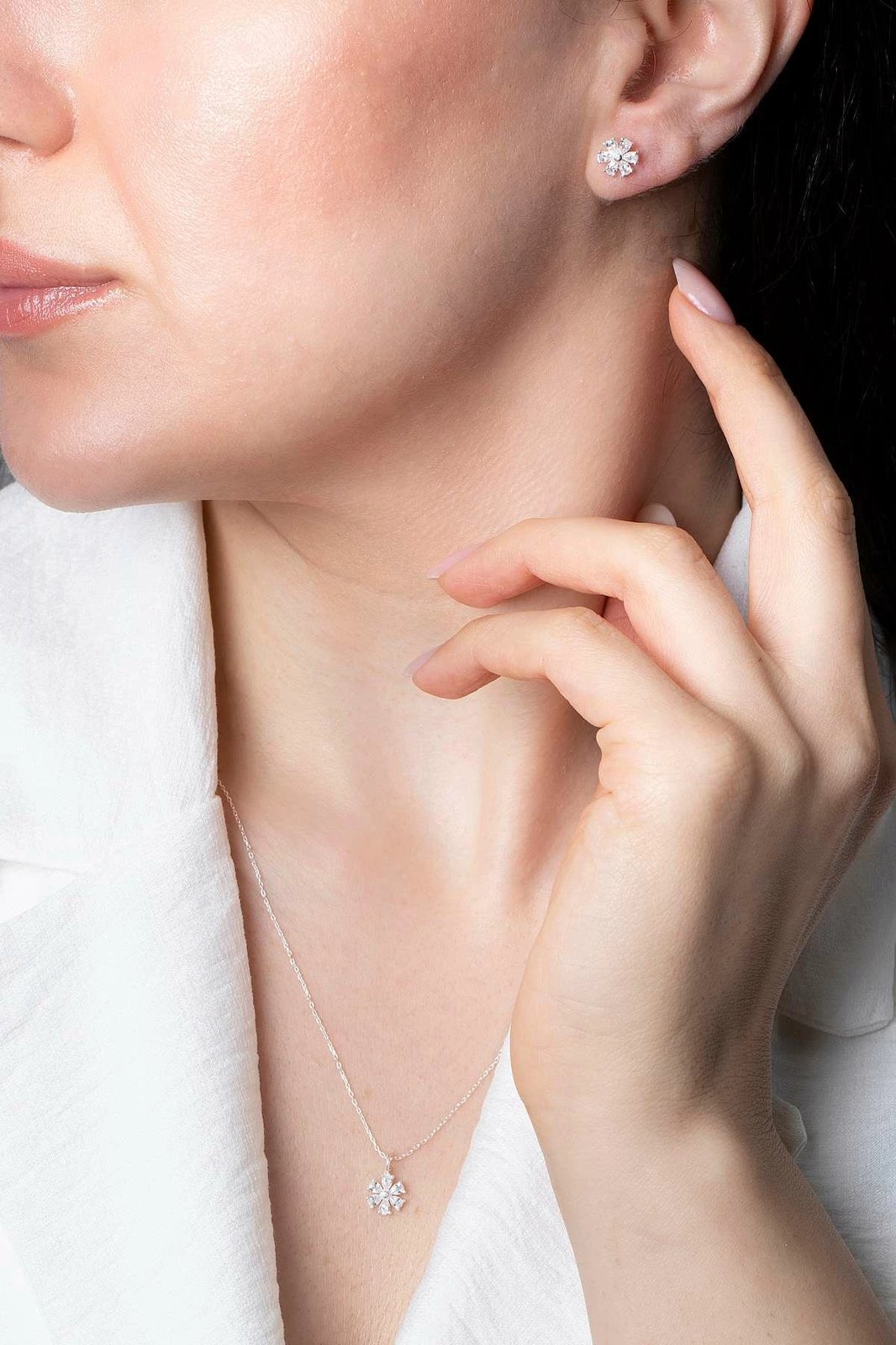 Set varëse dhe vathë argjendi Jumeon, ELKMD50596G