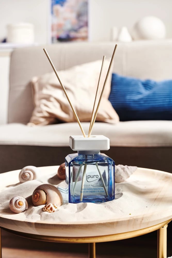 Aromë ambienti ipuro essentials sunny beachtime, qelq, 200ml, 7x9x27cm