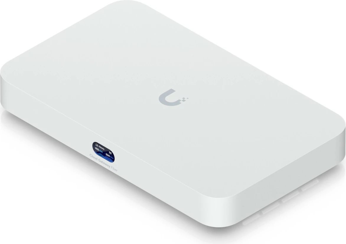 Router Ubiquiti Unifi Cloud Gateway Fiber, 4x2.5G, 1x10G, 2xSFP+, PoE+, i bardhë