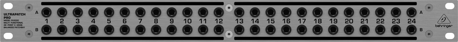Panel patch Behringer PX3000, Gri Panel patch Behringer PX3000, Gri
