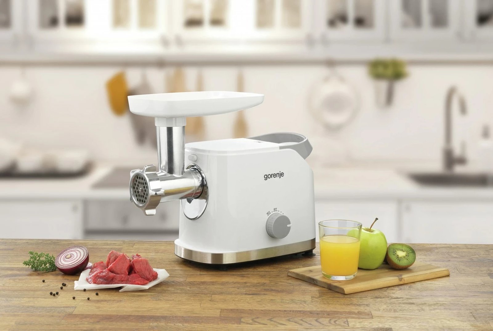 Makinë mishi Gorenje MG1802SJW, 1800 W, Bardhë